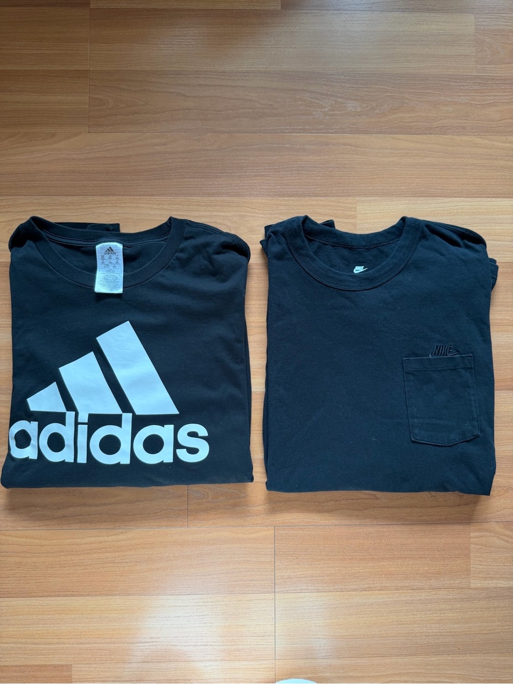 Black Long sleeve Nike & Adidas TShirt Bundle XXL
